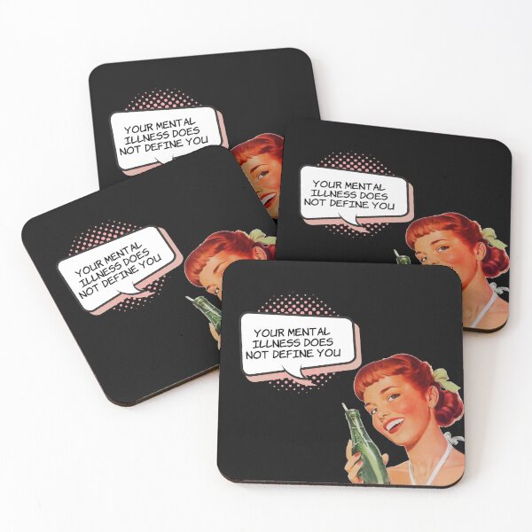Item preview, your mental illness does not define you_retro lady in black designed and sold by quinnhopp.
