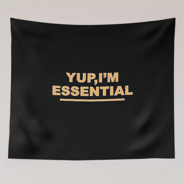 Item preview, Yup,I'M ESSENTIAL t shirt for teens and grandparents moms and dad designed and sold by thehafdesigner.