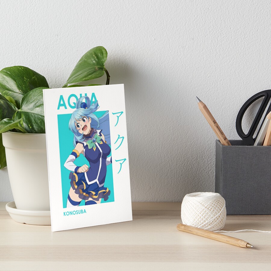 Konosuba Aqua | Art Board Print