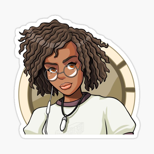 Item preview, Black Girl Anime Nerd designed and sold by animejones.