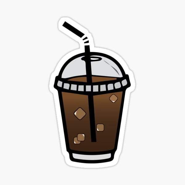 Iced Coffee Stickers | Redbubble