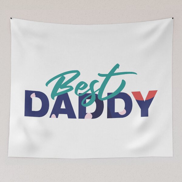 Item preview, Best Daddy Quote Pattern designed and sold by Happy-Donut.