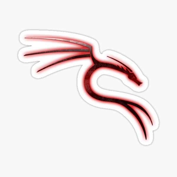 Kali Dragon - Red Distressed Sticker