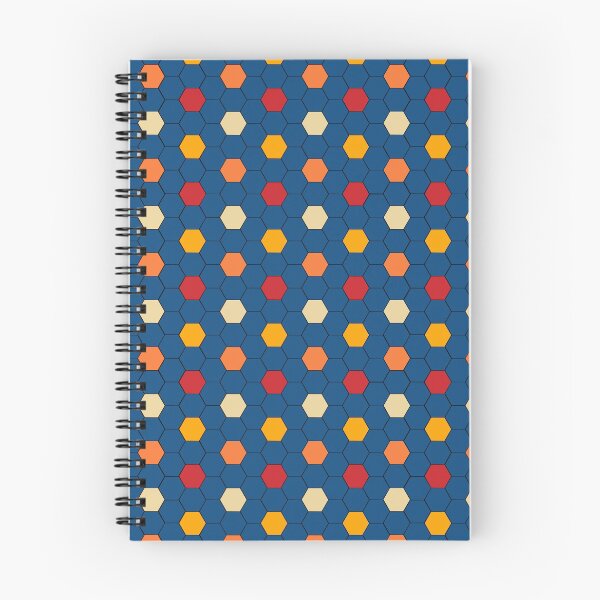Item preview, Hex Spots blue and warm designed and sold by ltlgraymonster.