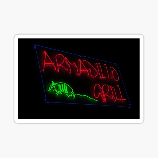 Armadillo Grill Sticker