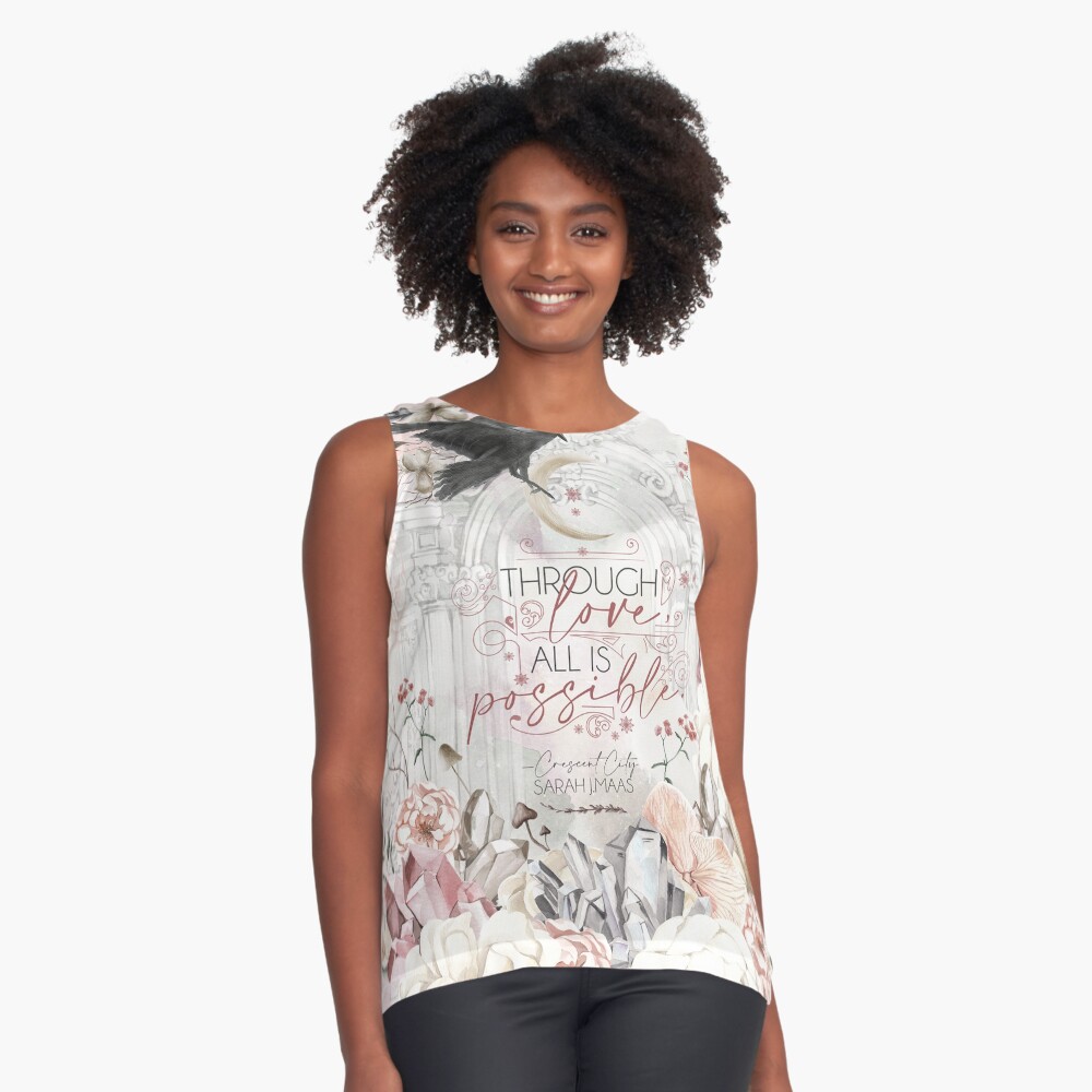 Item preview, Sleeveless Top designed and sold by eviebookish.