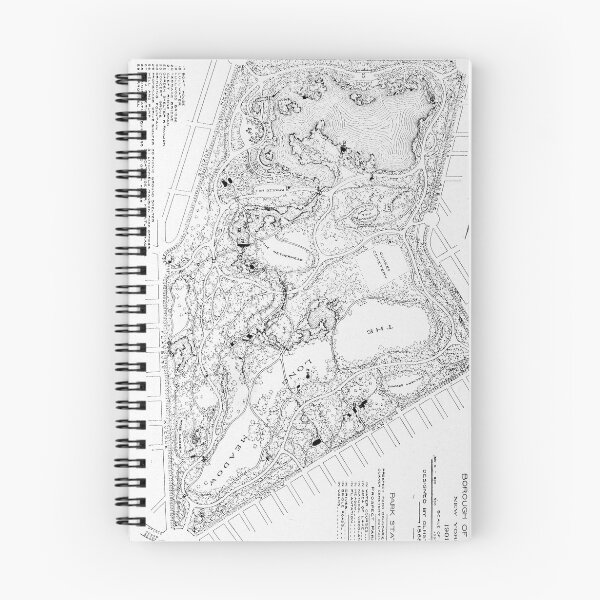 Item preview, Vintage Map of Prospect Park (1901) designed and sold by BravuraMedia.