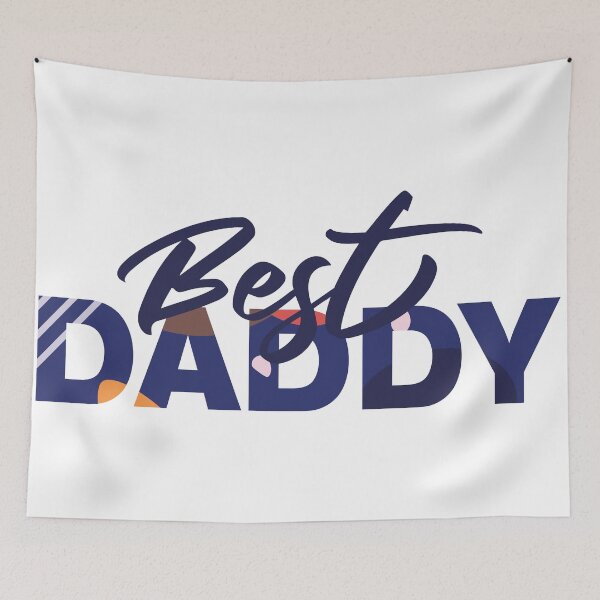 Item preview, Best Daddy Quote Pattern designed and sold by Happy-Donut.
