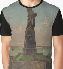 Camiseta gráfica Statue of Liberty Artwork