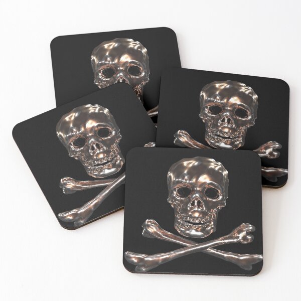 Item preview, Golden Jolly Roger designed and sold by occultfx.