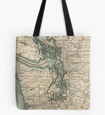 Vintage Map of The Puget Sound (1910) Tote Bag