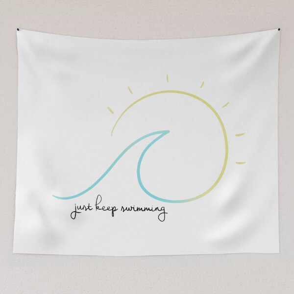 Item preview, Just keep swimming designed and sold by tkgraphics99.