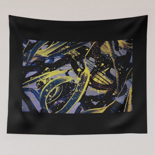 Item preview, Purple and Black Abstract Painting designed and sold by austindavidart.