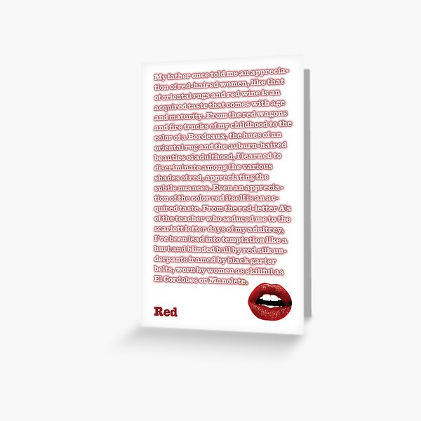 Item preview, Red designed and sold by jvorzimmer.