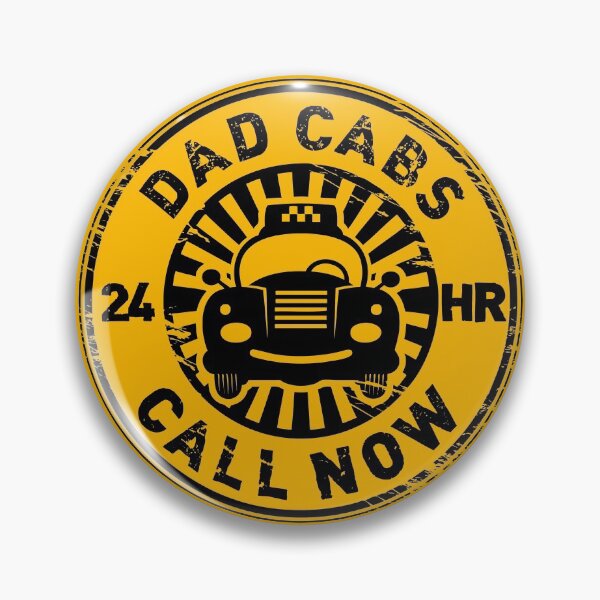 Item preview, Dad Cabs 24 Hr Taxi Funny Fathers Day Gift  designed and sold by PY Tees.