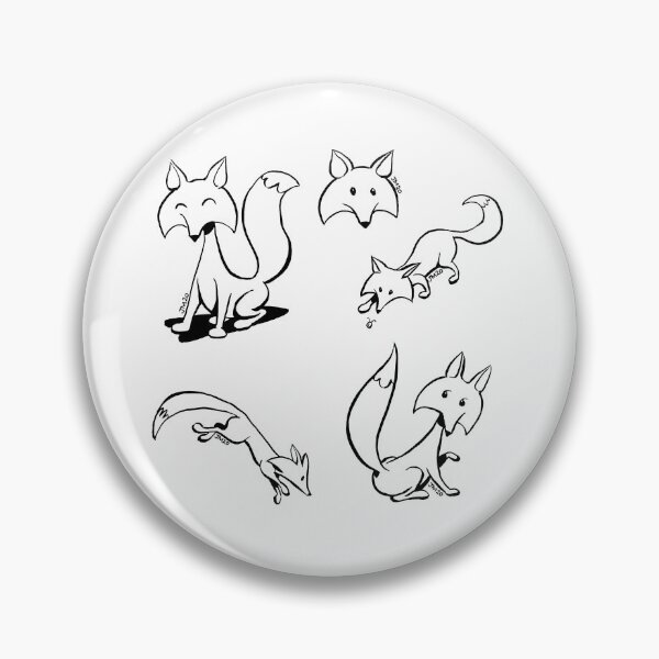 foxes from "Not That Magic" Pin