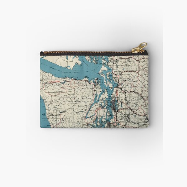 Item preview, Vintage Map of The Puget Sound (1919) designed and sold by BravuraMedia.