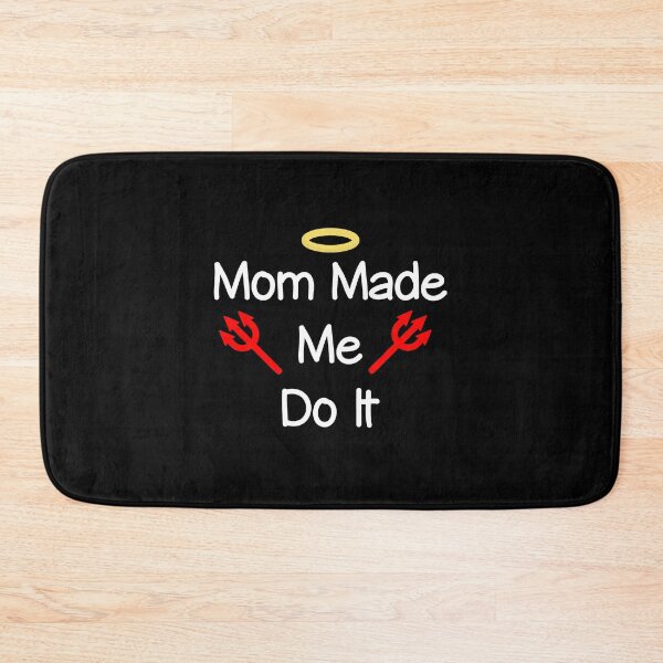 Item preview, Mom Made Me Do It Angel-Devil Dark Color designed and sold by TinyStarAmerica.