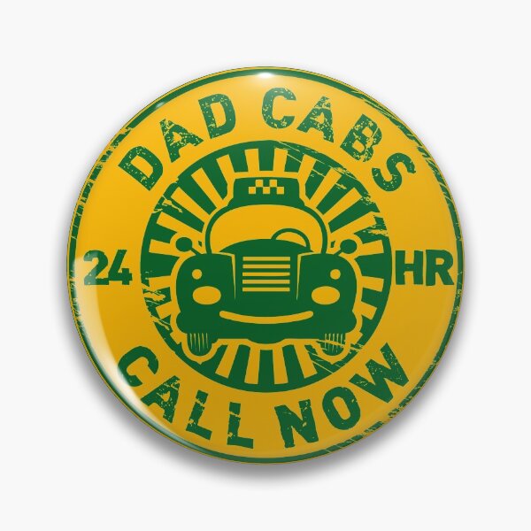 Item preview, Dad Cabs 24 Hr Taxi Funny Fathers Day Gift  designed and sold by PY Tees.