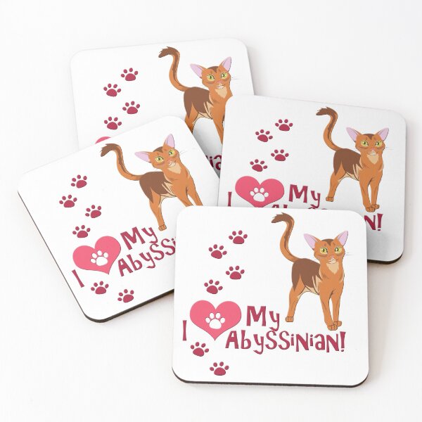 Item preview, I Love My Abyssinian! designed and sold by TheKohakuDragon.