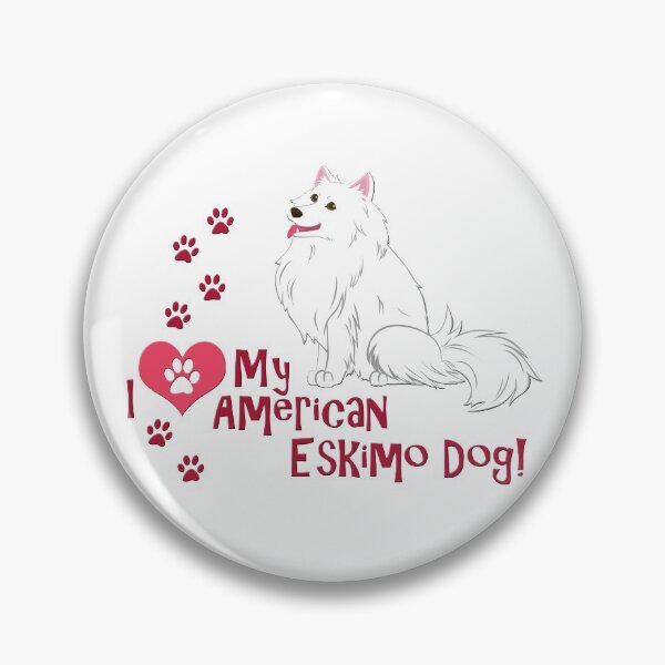 Item preview, I Love My American Eskimo Dog! designed and sold by TheKohakuDragon.
