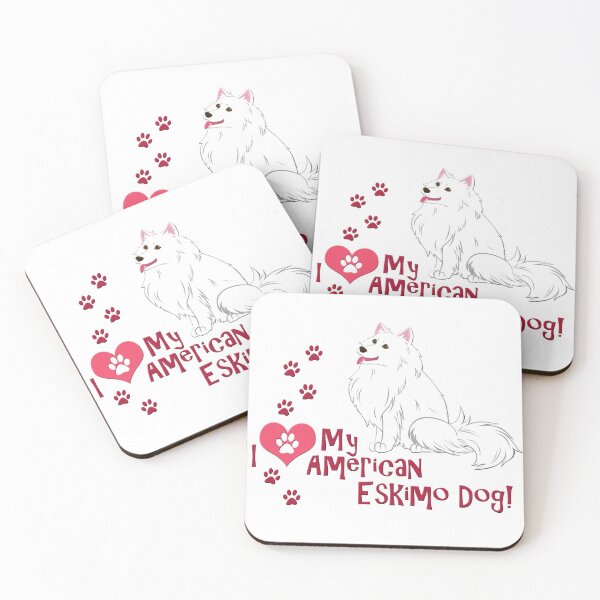 Item preview, I Love My American Eskimo Dog! designed and sold by TheKohakuDragon.