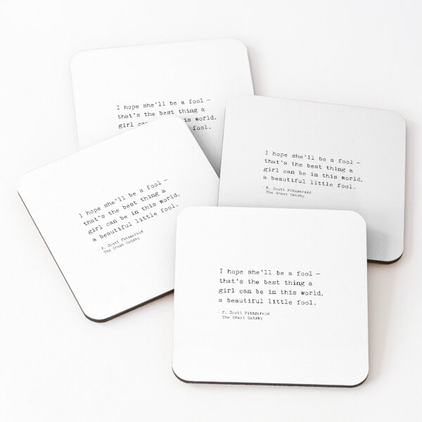 Item preview, I hope she ll be a fool - F Scott Fitzgerald designed and sold by corbrand.