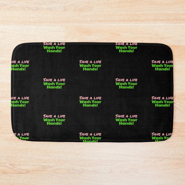 Item preview, Save a Life - Wash Hands Pink and Green designed and sold by MoneekDesigns.