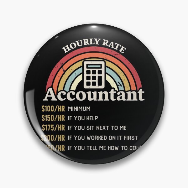 Item preview, Hourly Rate Accountant Labour Bookkeeper designed and sold by 33ink.