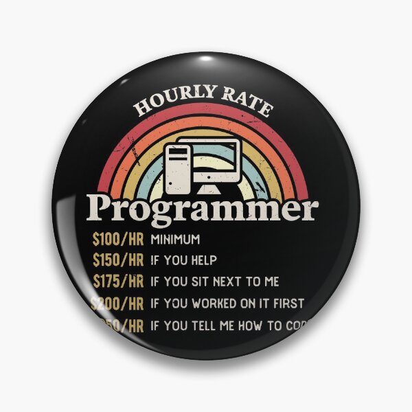 Item preview, Hourly Rate Programmer Labor Day Coders designed and sold by 33ink.