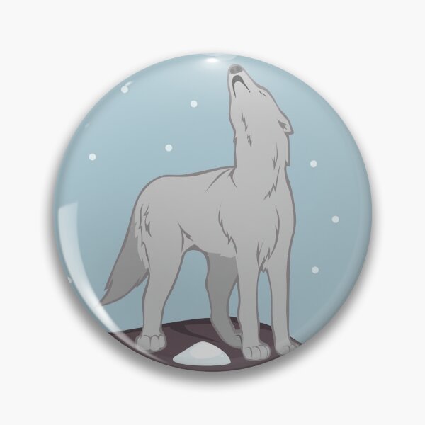 Artikelvorschau, Heulender arktischer Wolf entworfen und verkauft von TheKohakuDragon.