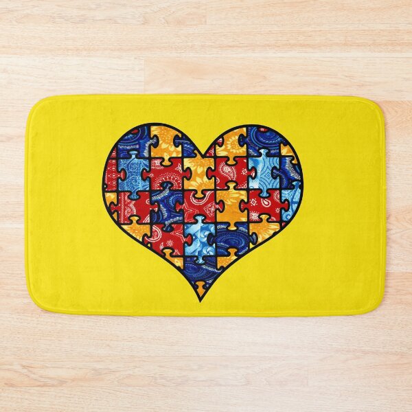 Item preview, Autism Puzzle Heart  designed and sold by artbyomega.