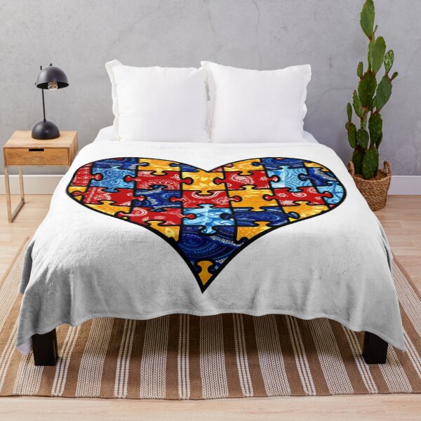 Item preview, Autism Puzzle Heart designed and sold by artbyomega.
