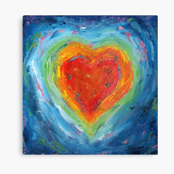 Item preview, Rainbow Healing Heart designed and sold by Samantha Winstanley.