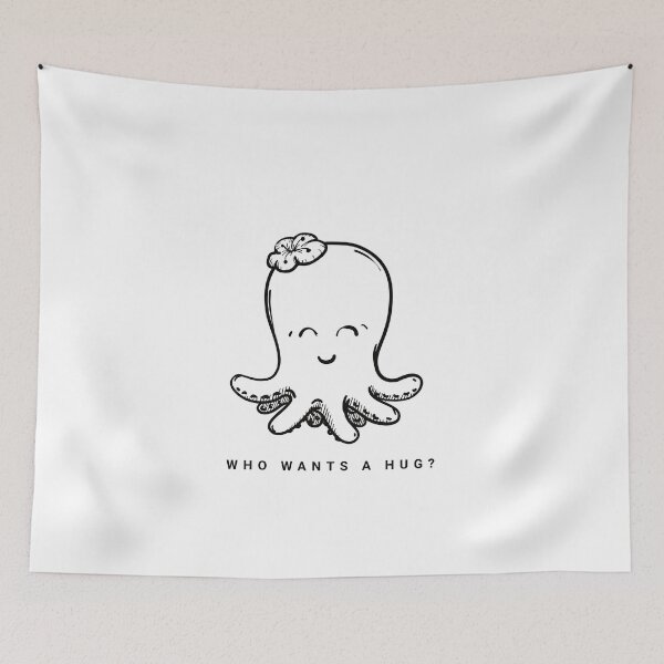 Item preview, Who wants a Hug Octopus Shirt - Octopus Shirt for Flower Girls - Kraken Shirt for Animal Lovers - Ocean Shirt for Huggers - Hug Dealer Shirt designed and sold by Tom N..