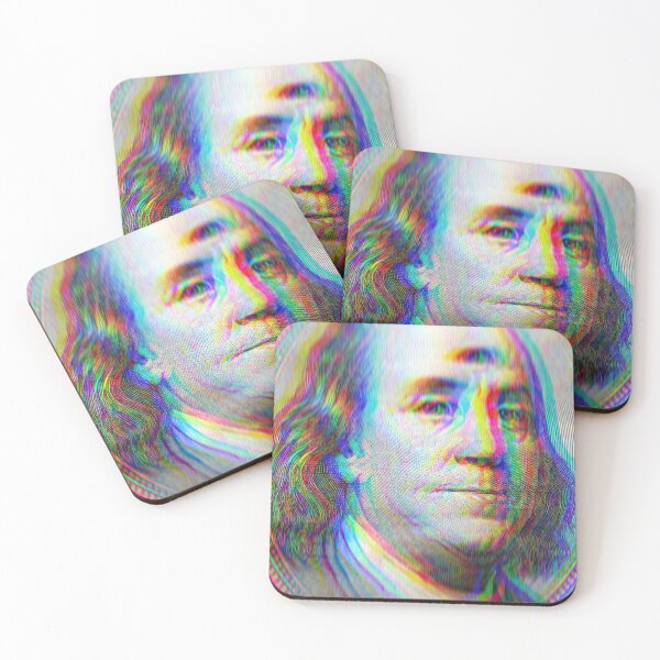 Item preview, Third Eye Glitch Benjamin Franklin designed and sold by Mystikos Art.