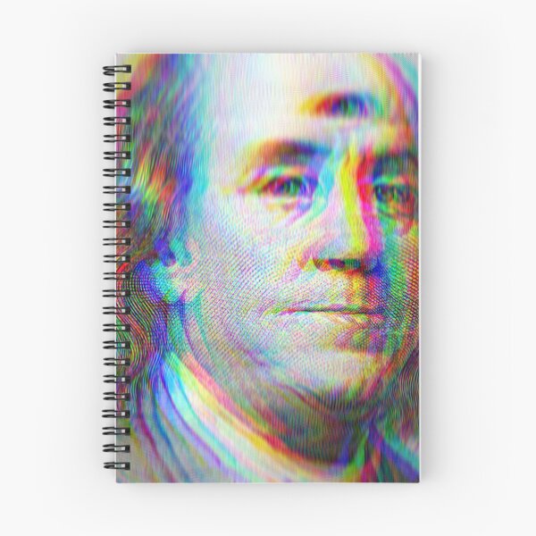 Item preview, Third Eye Glitch Benjamin Franklin designed and sold by Mystikos Art.