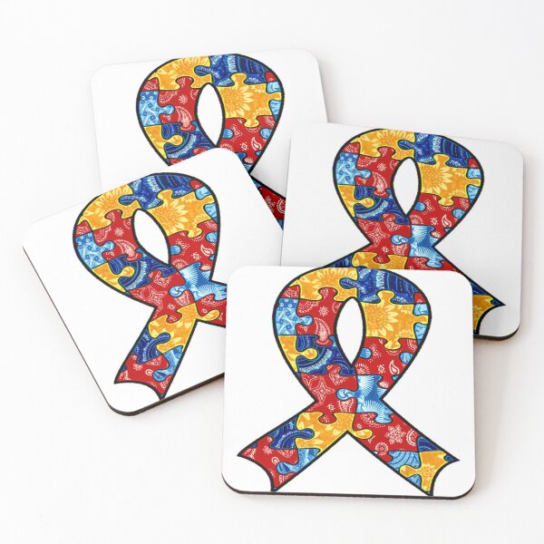 Item preview, Autism Awareness Ribbon designed and sold by artbyomega.
