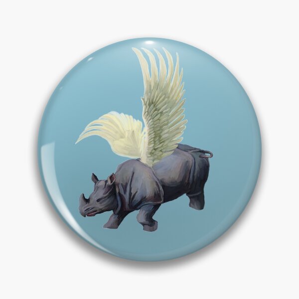 Item preview, Winged Rhino designed and sold by Christie Cudia.