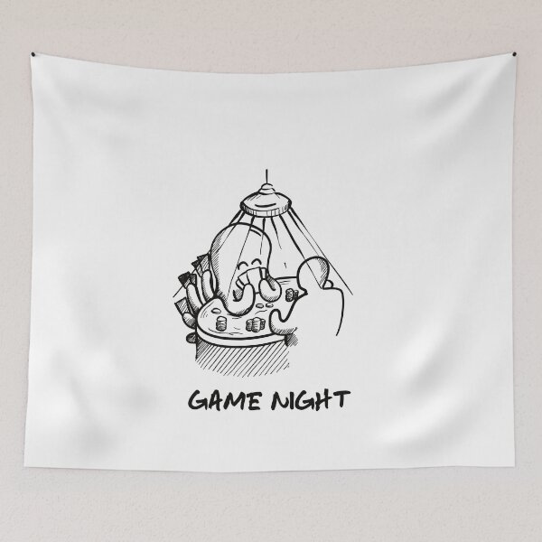 Item preview, Game Night Shirt with Octopus Charm - Funny Octopus Shirt for Family Game Nights - Poker Night Kraken Shirt - Cute Squid Shirt designed and sold by Tom N..