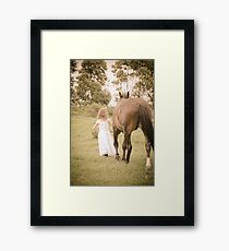 So they went... Framed Print