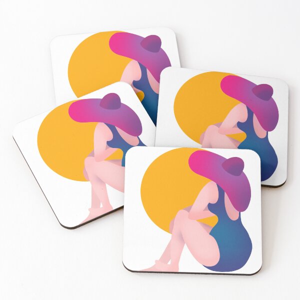 Item preview, Woman with floppy sun hat designed and sold by Heather  Hinson.