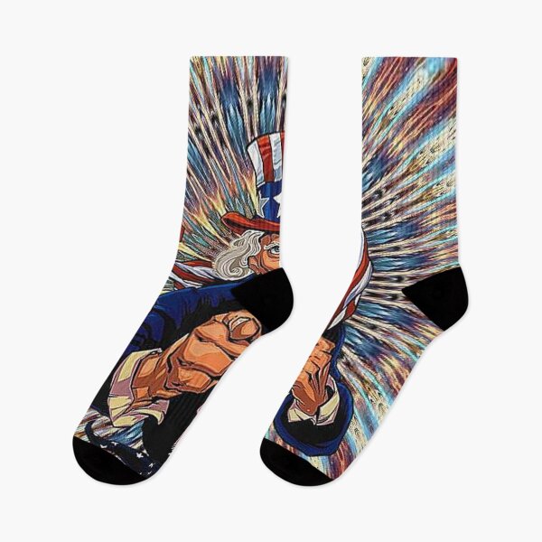 Item preview, Uncle Sam Multicolor Geometry Pattern designed and sold by starcraft542.