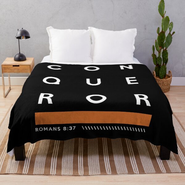 Item preview, Bible Verse CONQUEROR  designed and sold by KA DESIGNS.
