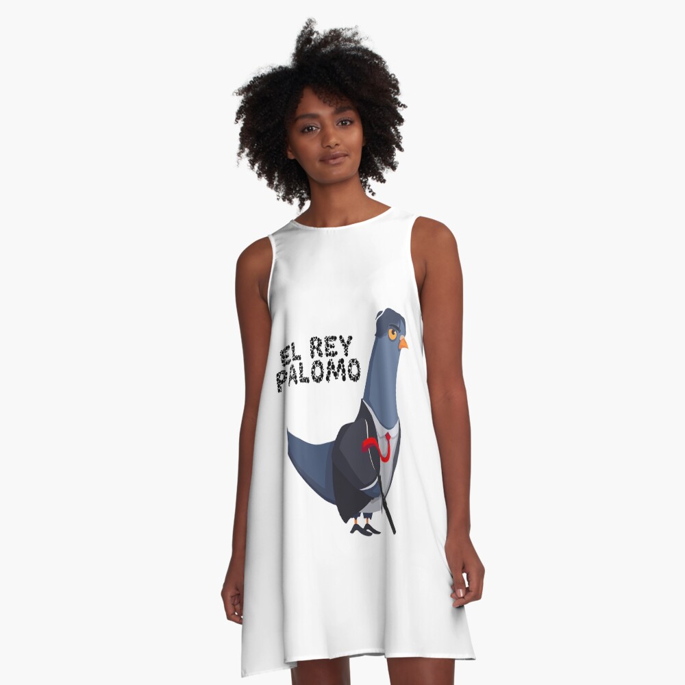 Vista previa del artículo con la obra «Vestido acampanado», diseñado y vendido por FotoLibreStudio.