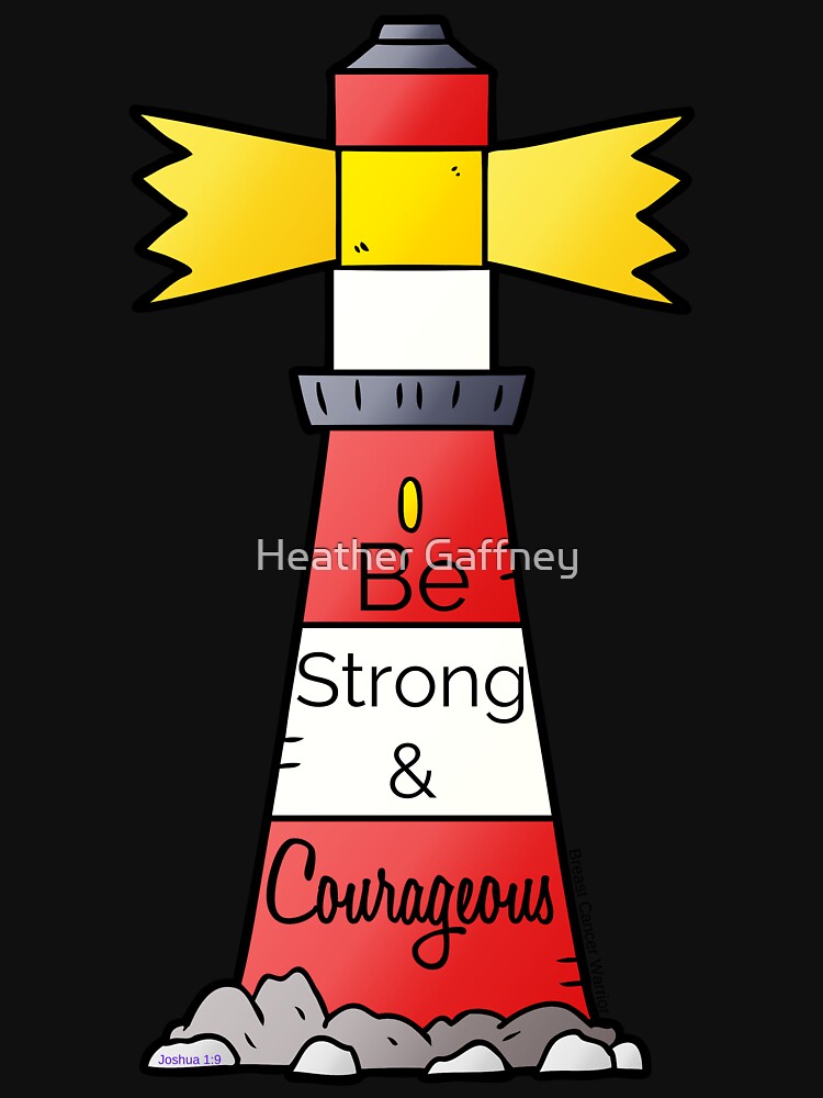 Thumbnail 5 of 5, Lightweight Sweatshirt, Be Strong & Courageous designed and sold by Heather Gaffney.