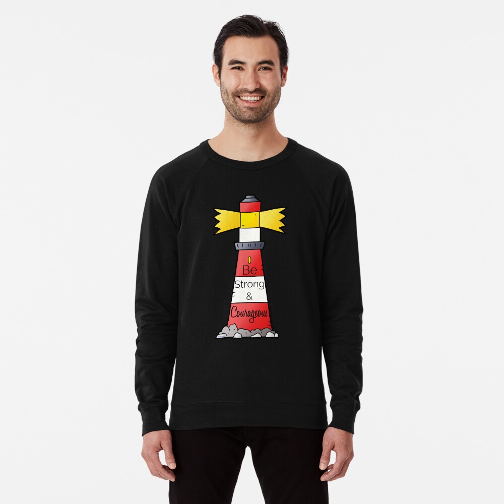Be Strong & Courageous Lightweight Sweatshirt