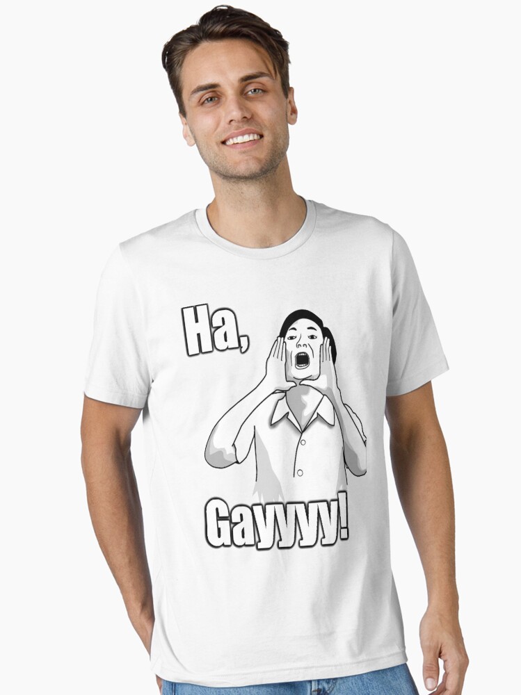 Thumbnail 1 of 7, Essential T-Shirt, Ha, Gay senor chang designed and sold by Aclothing.