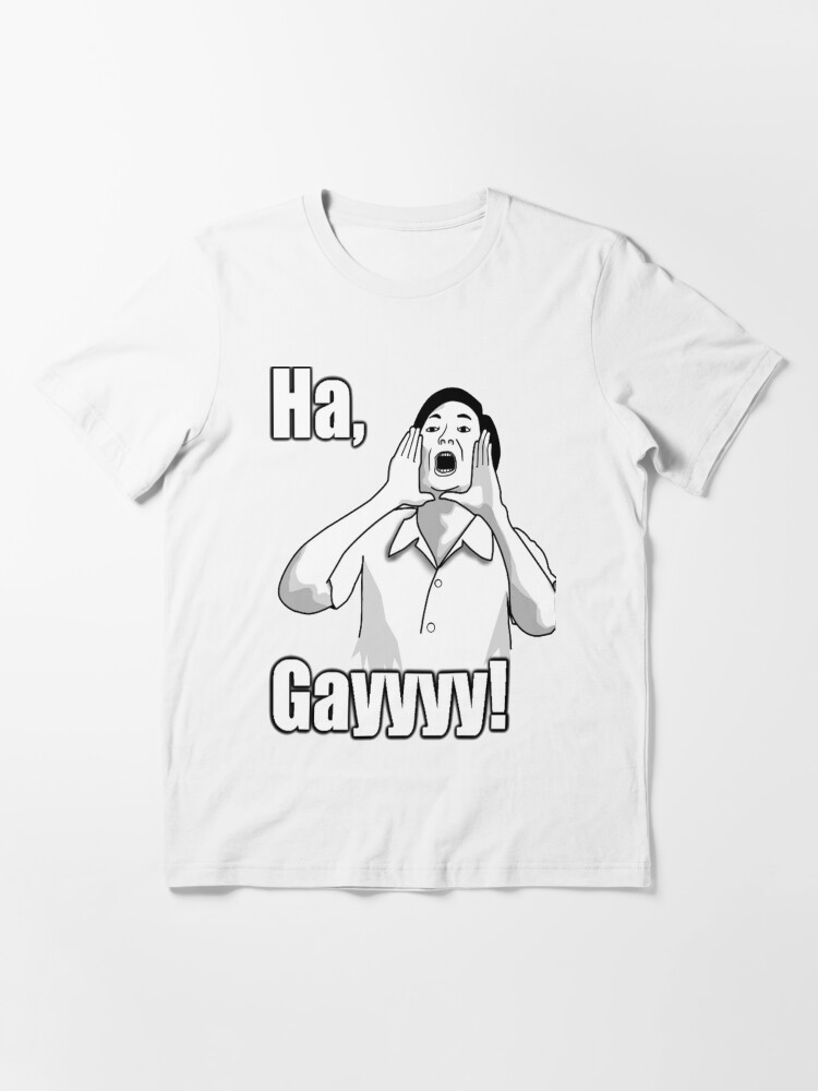Thumbnail 3 of 7, Essential T-Shirt, Ha, Gay senor chang designed and sold by Aclothing.
