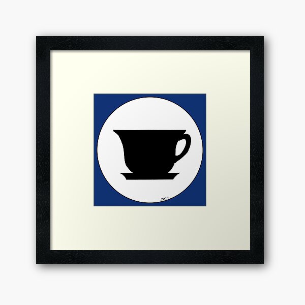 Dishman costume logo The Mundane Adventures of Dishman Framed Art Print